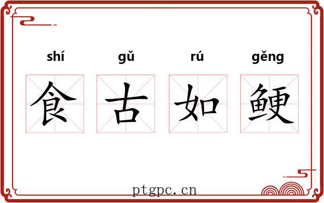 食古如鲠