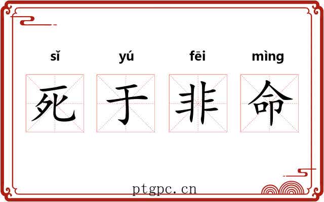 死于非命