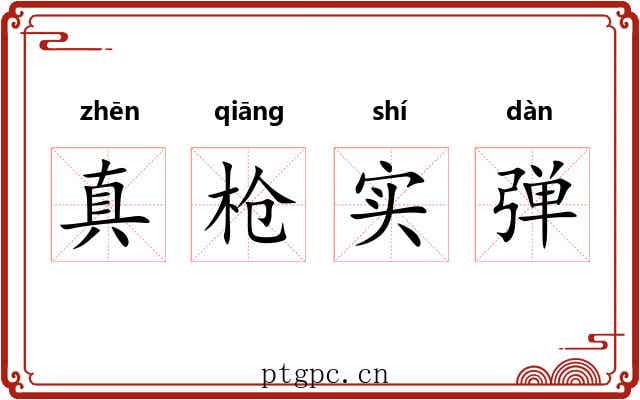 真枪实弹