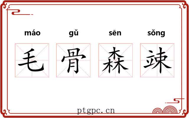 毛骨森竦