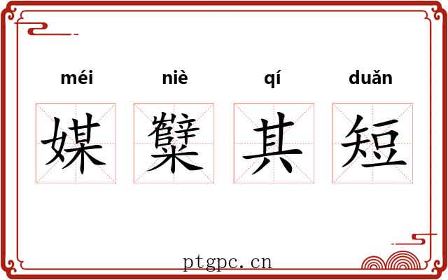 媒糱其短
