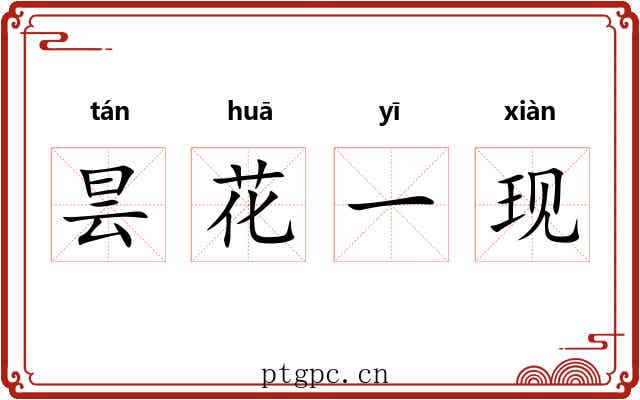昙花一现