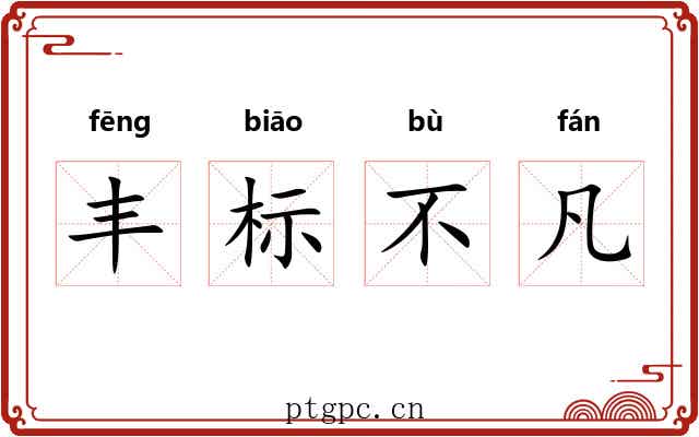 丰标不凡