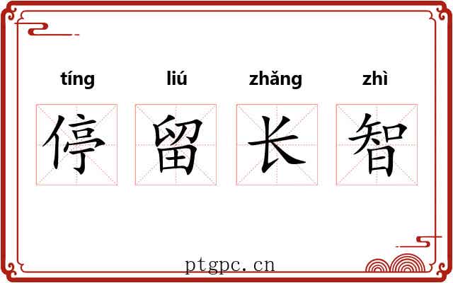 停留长智