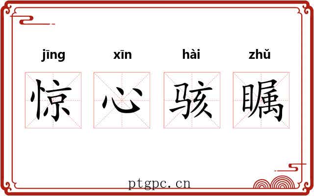 惊心骇瞩
