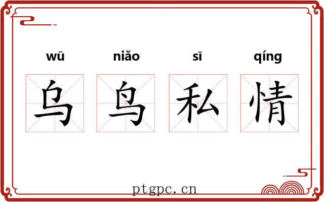 乌鸟私情