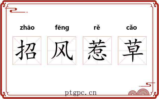 招风惹草