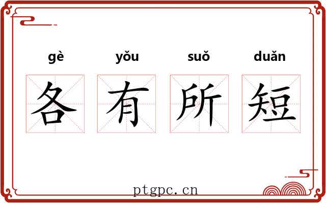 各有所短