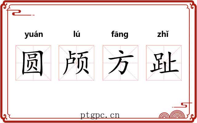圆颅方趾