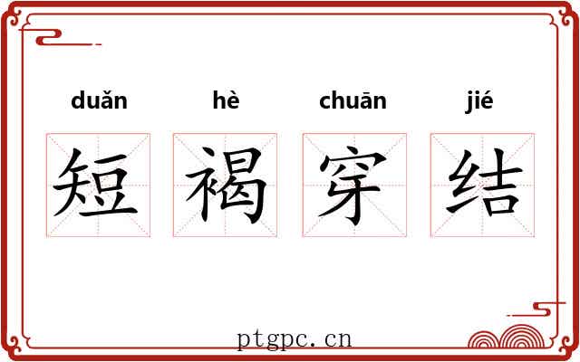 短褐穿结
