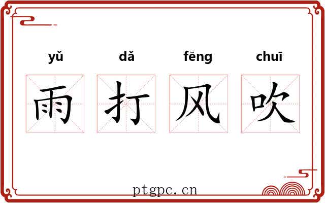 雨打风吹