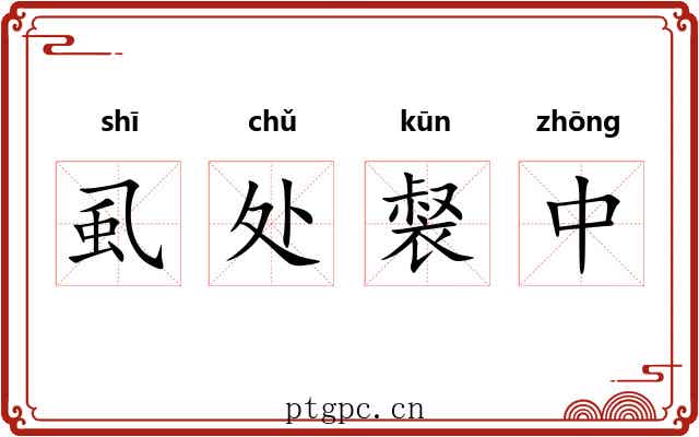 虱处裻中