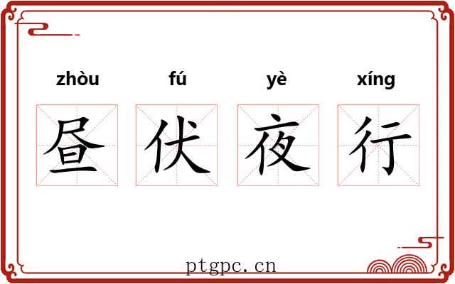 昼伏夜行