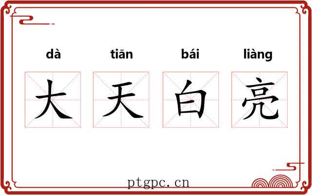 大天白亮