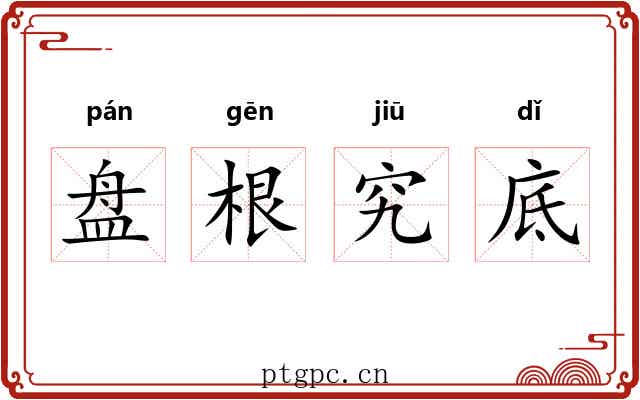 盘根究底