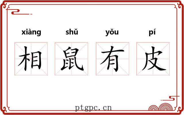 相鼠有皮