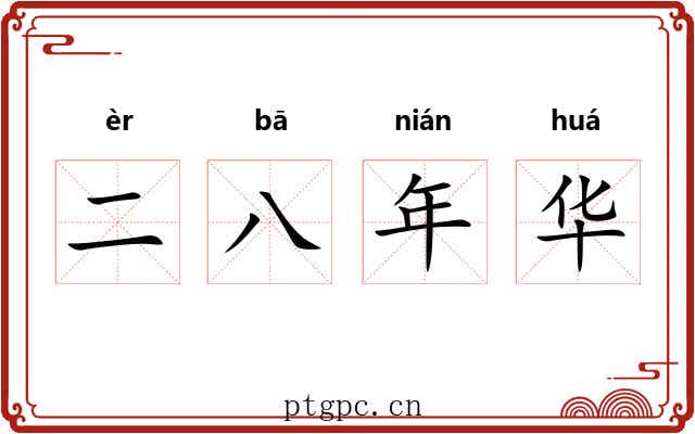 二八年华