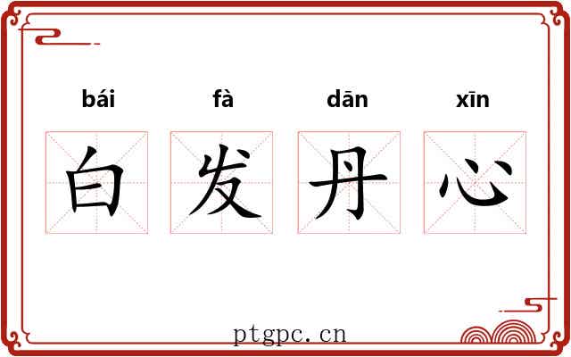 白发丹心