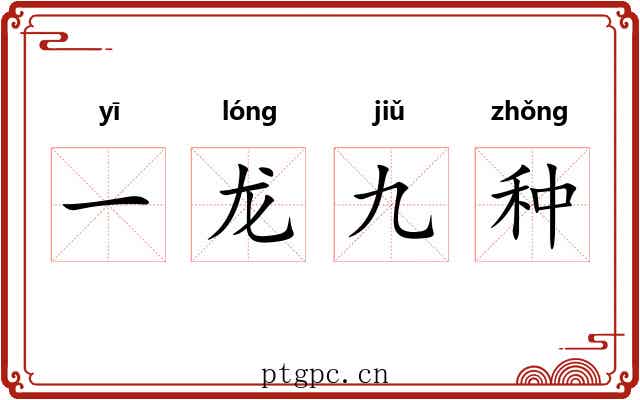 一龙九种