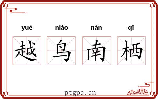 越鸟南栖