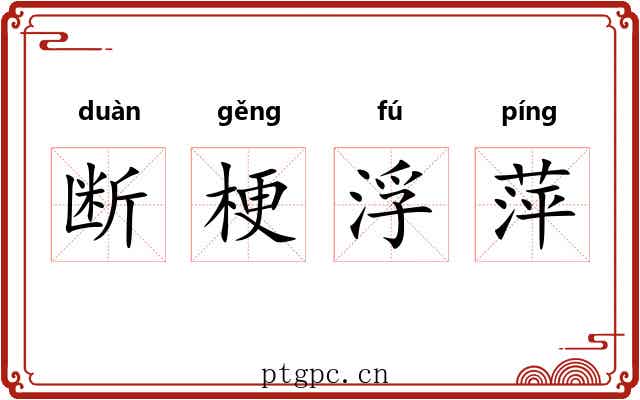 断梗浮萍