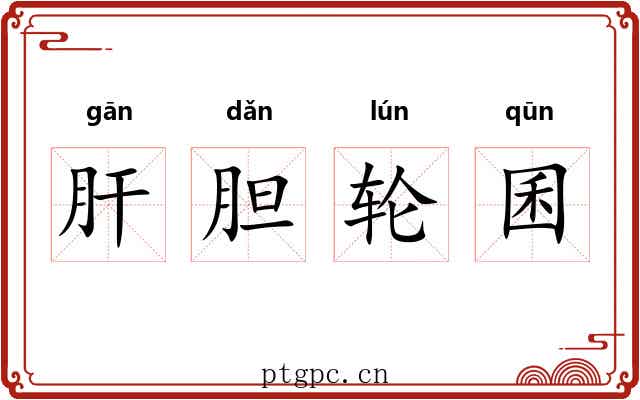 肝胆轮囷