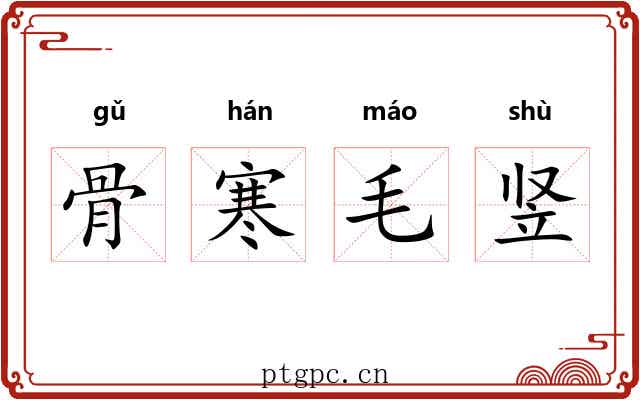 骨寒毛竖