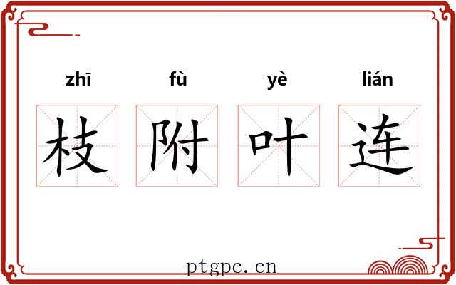 枝附叶连
