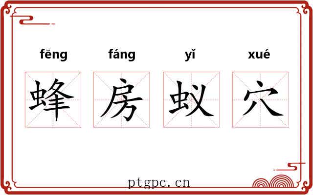 蜂房蚁穴