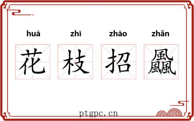 花枝招飍