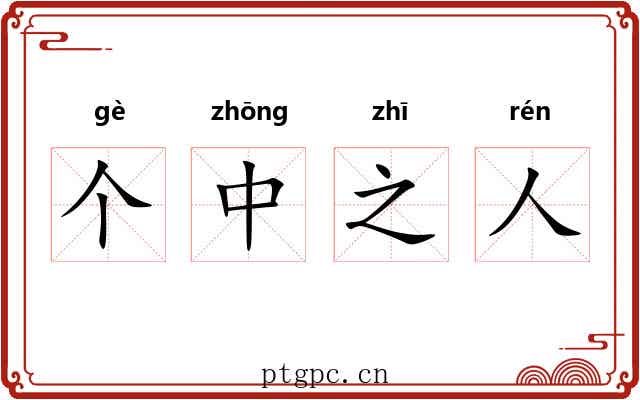 个中之人