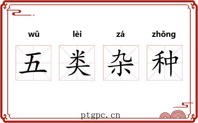 五类杂种