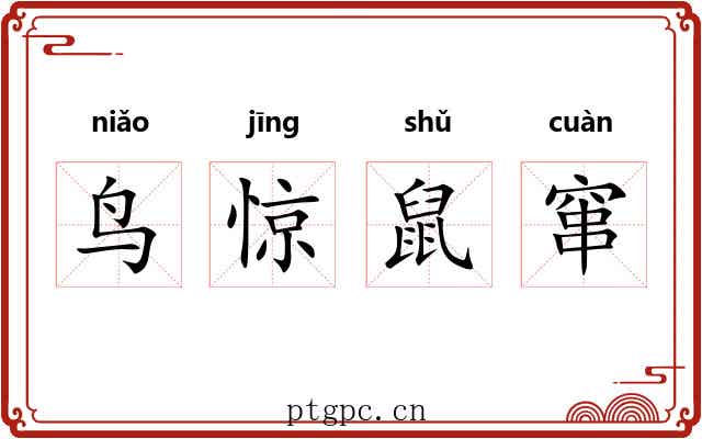 鸟惊鼠窜