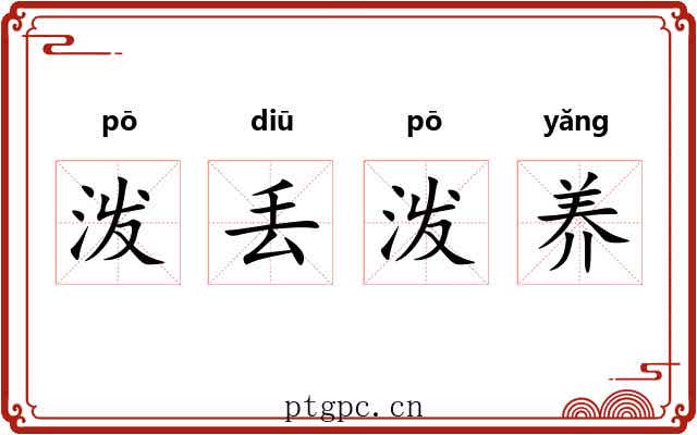 泼丢泼养 泼丢泼养