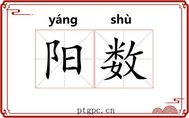 阳数