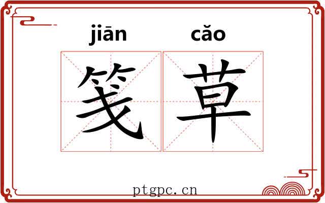 笺草