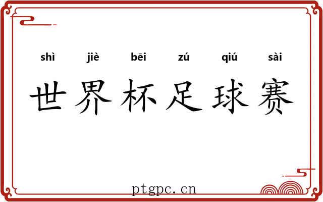 世界杯足球赛