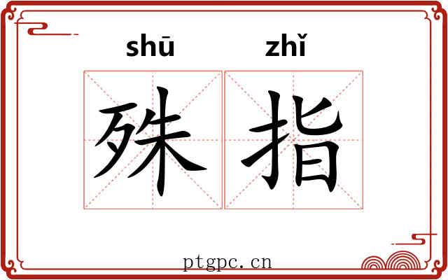 殊指