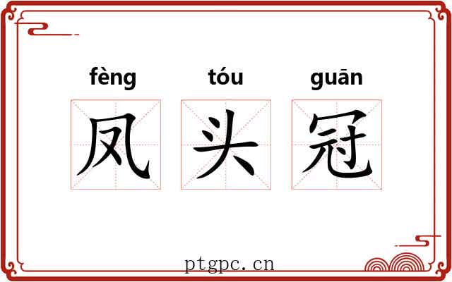 凤头冠 凤头冠