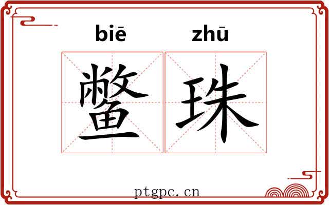 鳖珠