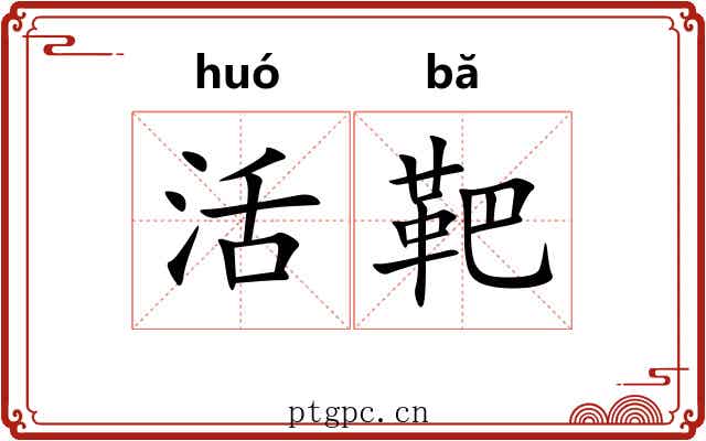 活靶