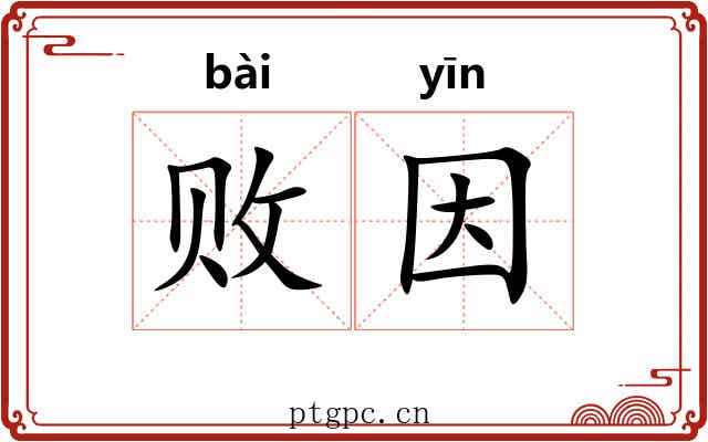 败因
