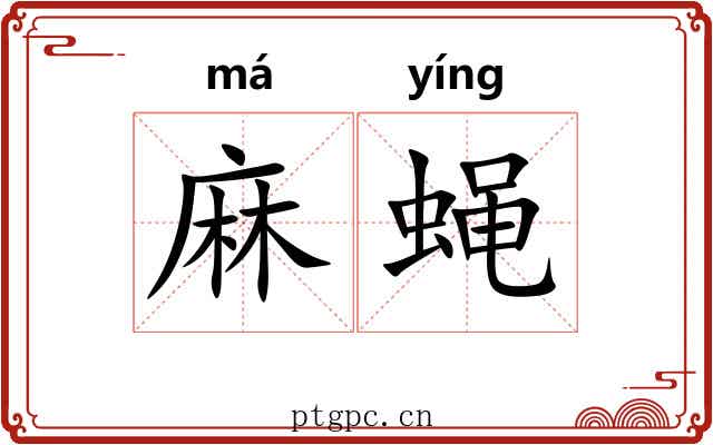 麻蝇