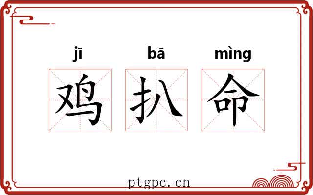 鸡扒命 鸡扒命
