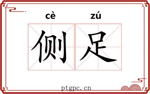 侧足
