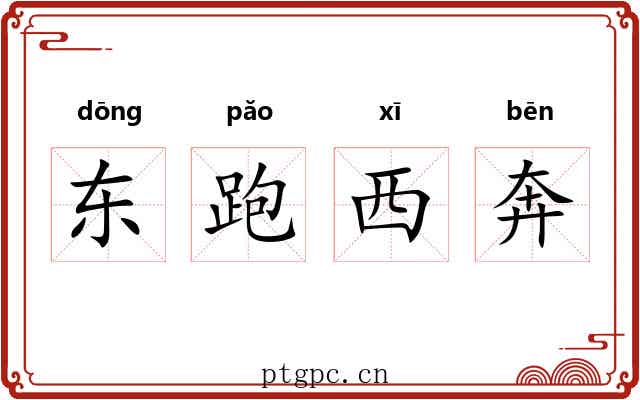 东跑西奔