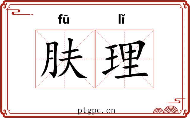 肤理 肤理
