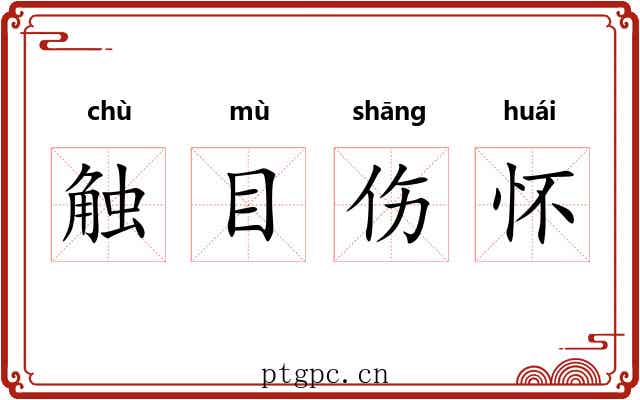 触目伤怀 触目伤怀