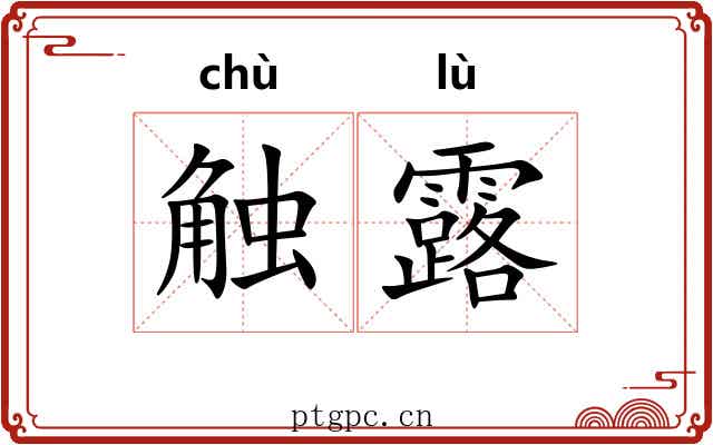 触露