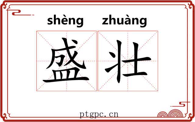 盛壮 盛壮